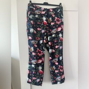 J. Crew Floral Ankle Pants - Multicolor